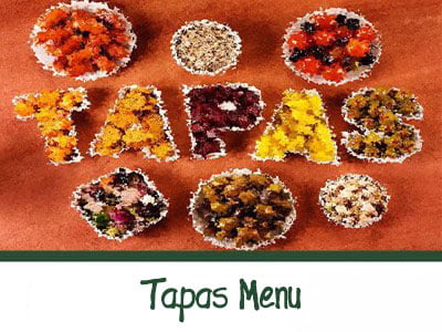 tapas menu available